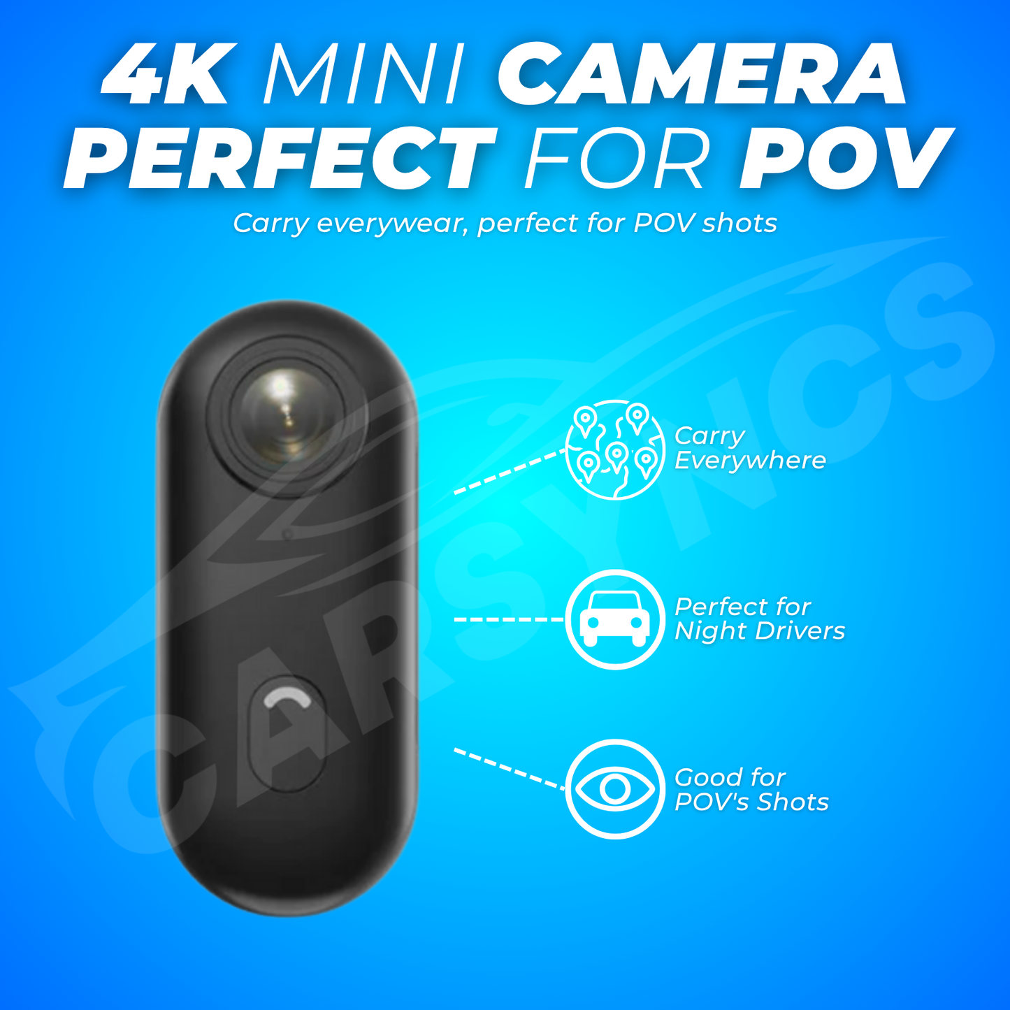 CARSYNCS 4k Action Camera