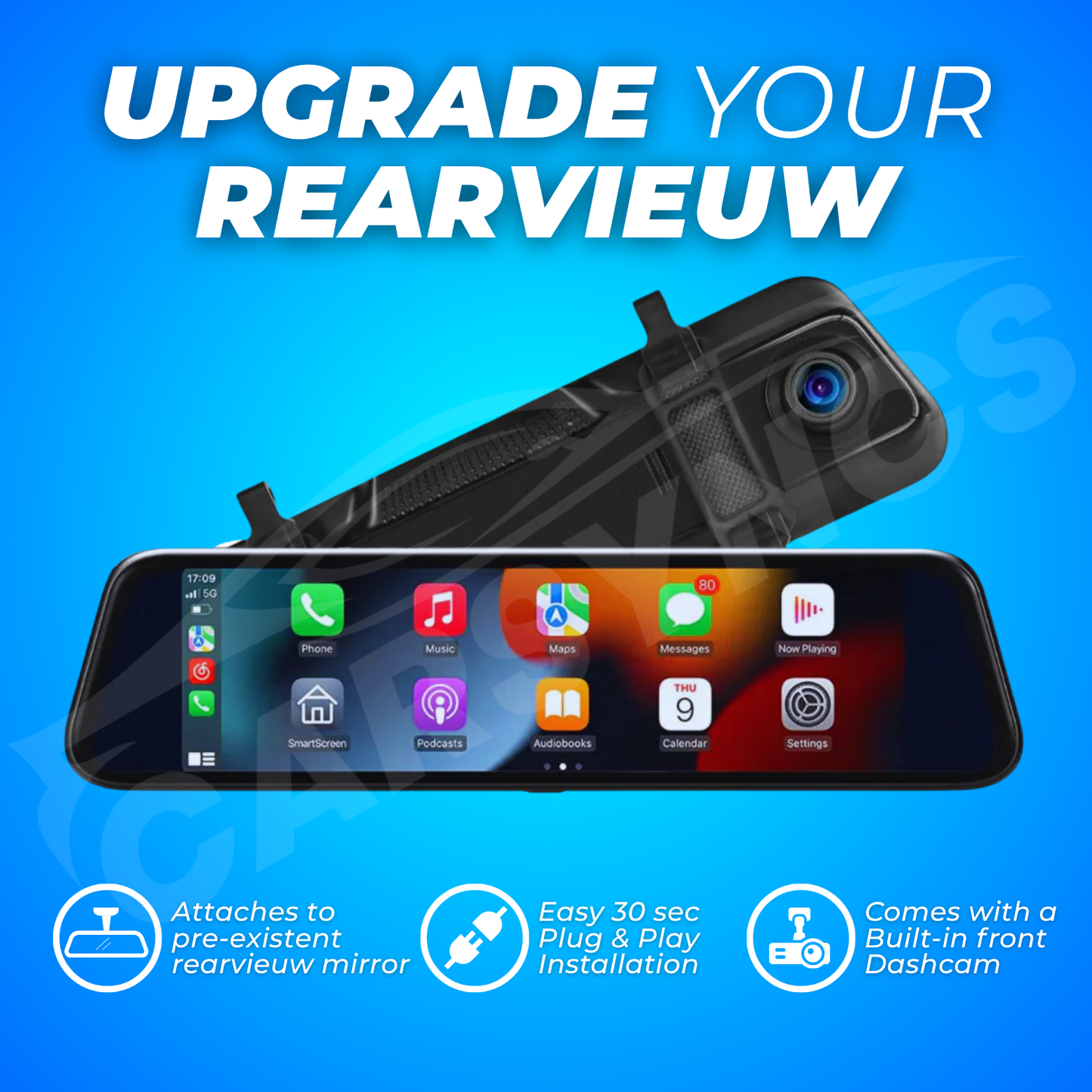 CARSYNCS Smart Mirror CarPlay System