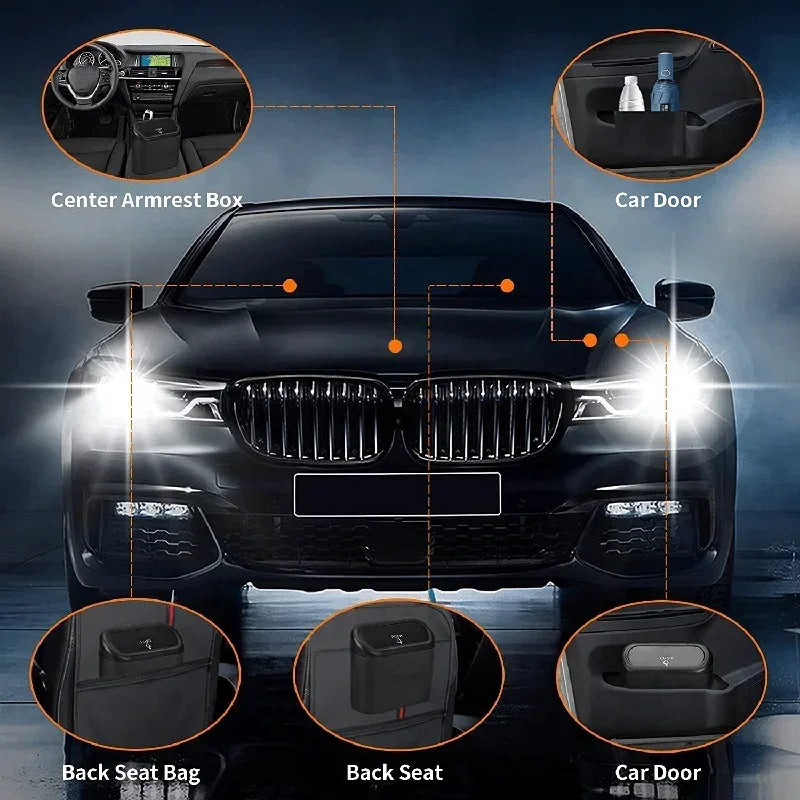 Leakproof Mini Car Trash Can