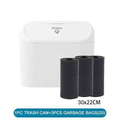 Leakproof Mini Car Trash Can
