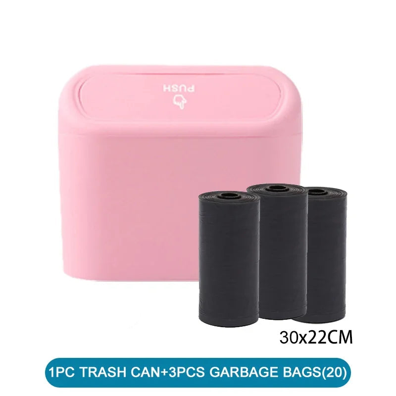 Leakproof Mini Car Trash Can